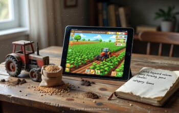> Contoh keyword relevan: game farming, game simulasi